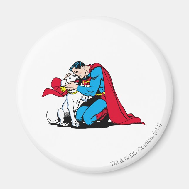 Superman und Krypto Magnet (Vorne)