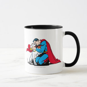Superman und Krypto Tasse