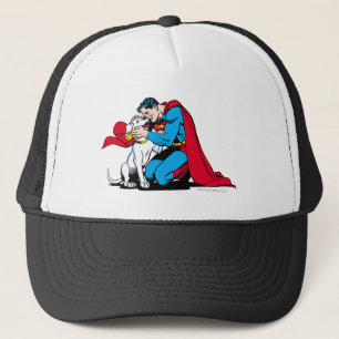 Superman und Krypto Truckerkappe