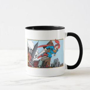 Superman und Wolkenkratzer Tasse