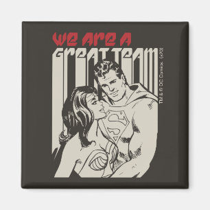 Superman-Valentinstag  Wir sind ein großes Team Magnet
