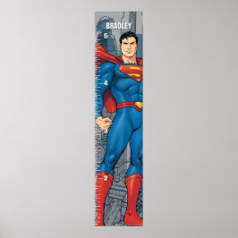 Superman | Wachstumstabelle Poster
