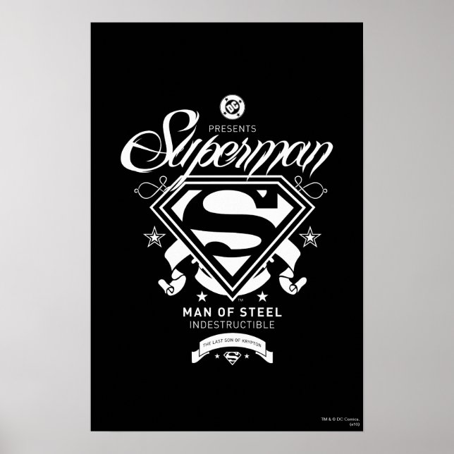 Superman-Wappen Poster (Vorne)