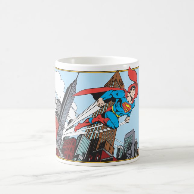 Superman & Wolkenkratzer Tasse (Mittel)