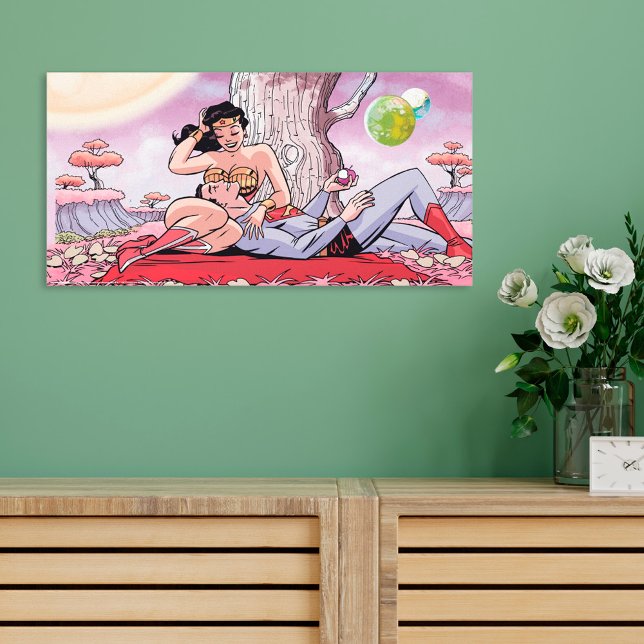 Superman/Wonder Woman Comic Cover #14 Variante Leinwanddruck (Von Creator hochgeladen)