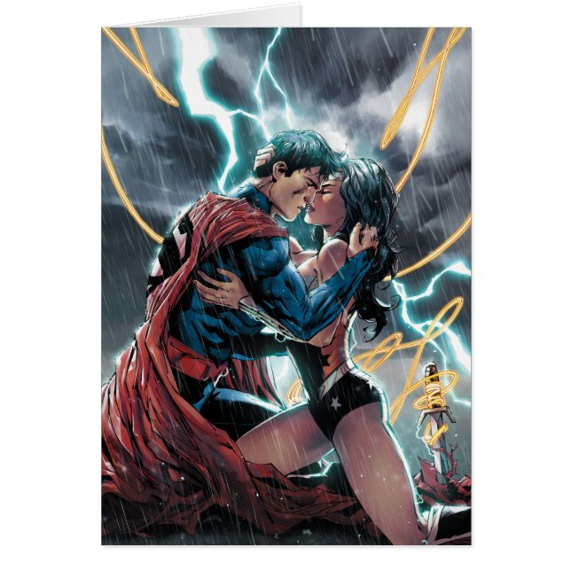 Superman/Wonder Woman Comic Werbekunst (Vorne)