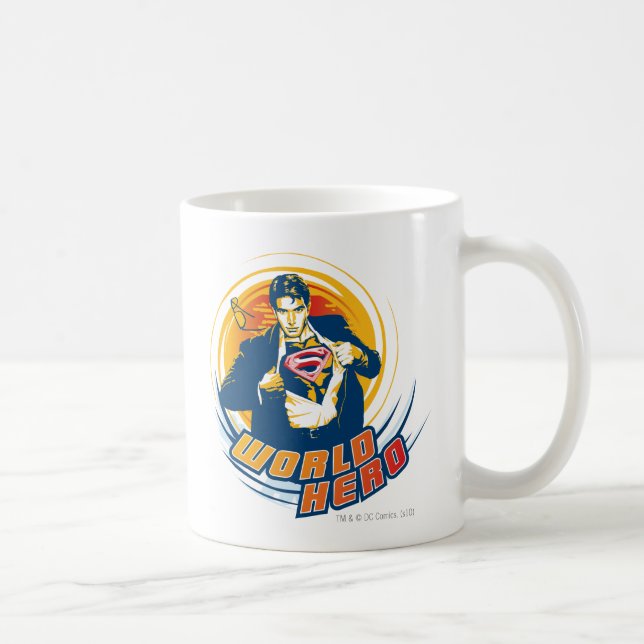 Superman World Hero Tasse (Rechts)