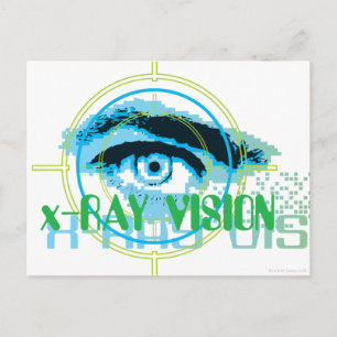 Superman Xray Vision Postkarte