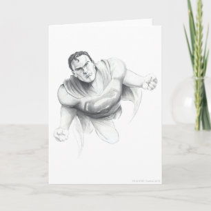 Superman Zeichnung Karte