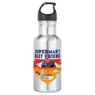 Supermans bester Freund Edelstahlflasche