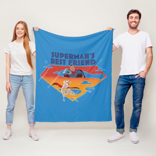 Supermans bester Freund Fleecedecke (Beispiel)