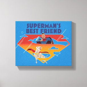 Supermans bester Freund Leinwanddruck