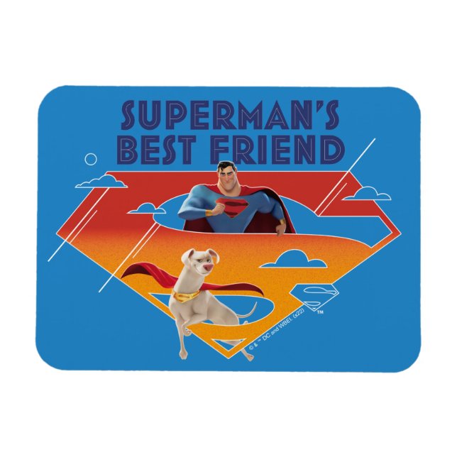 Supermans bester Freund Magnet (Horizontal)