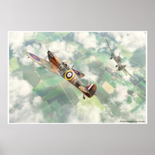 Supermarine Spitfire Mk.1 Poster (Vorne)
