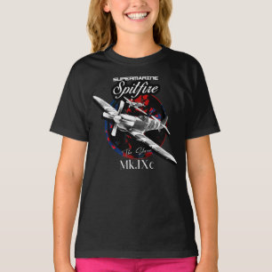 Supermarine Spitfire MK.IXc WW2 Flugzeug T-Shirt