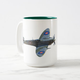 Supermarine Spitfire MkIX Zweifarbige Tasse