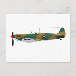 Supermarine Spitfire Postkarte