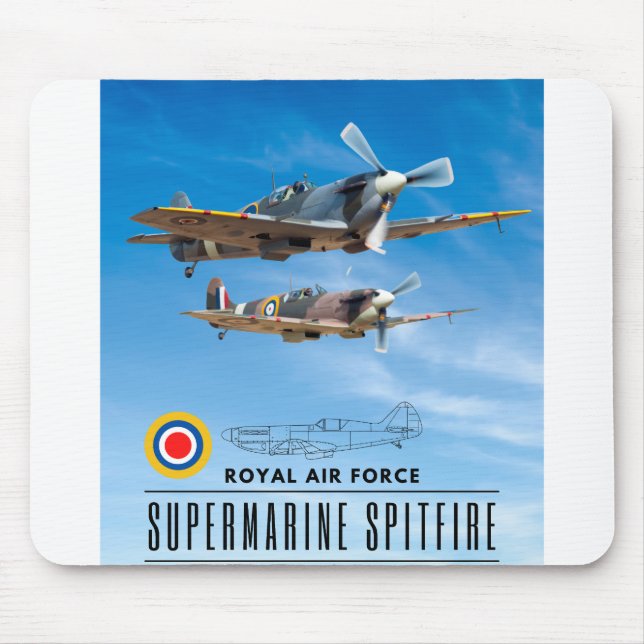SUPERMARINE SPITFIRE - ROYAL AIR SQUADRON MOUSEPAD (Vorne)
