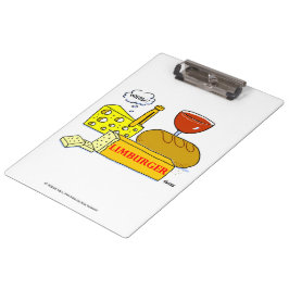 Supermarket Dairy Products Manager Funny Cheese Klemmbrett