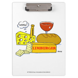 Supermarket Dairy Products Manager Funny Cheese Klemmbrett