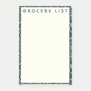 Supermarkt-Einkaufspattel Post-it Klebezettel