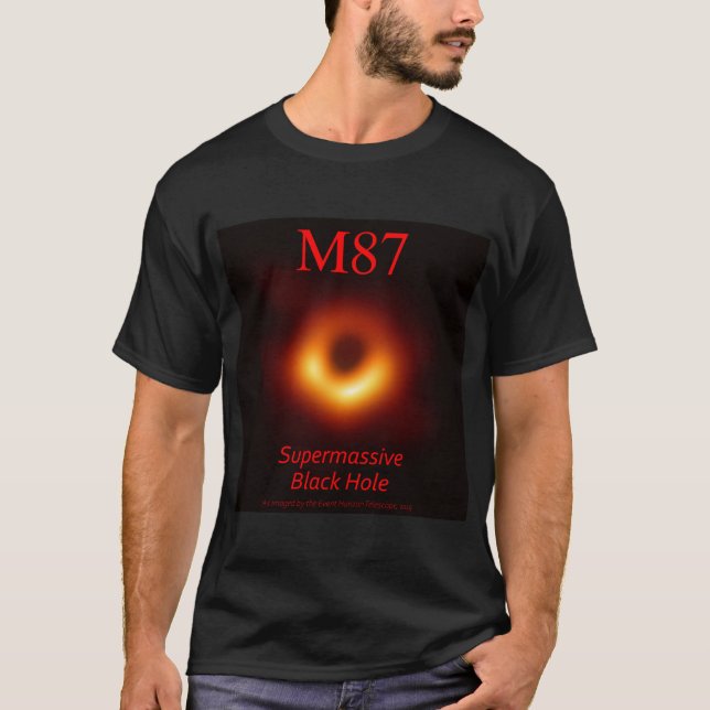 Supermassive schwarzes Loch M87 T-Shirt (Vorderseite)