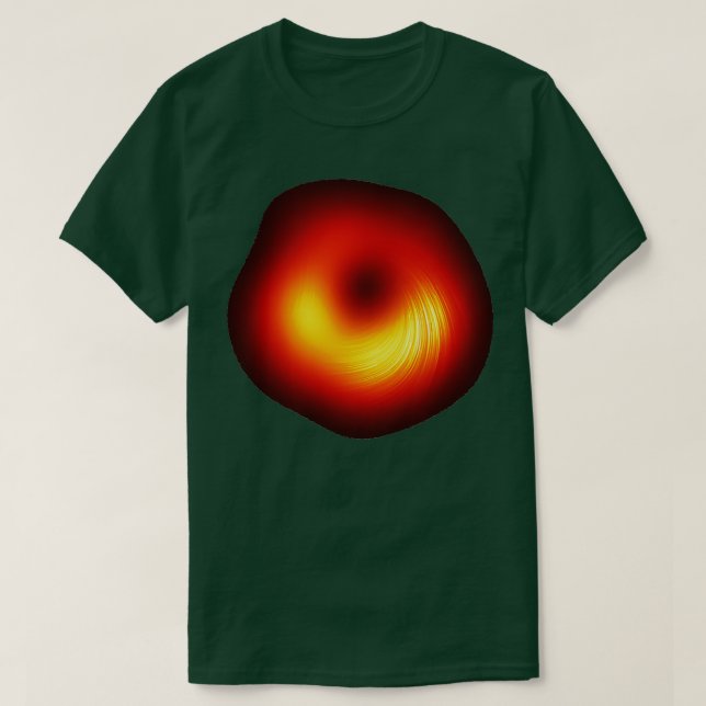 Supermassives Black Hole M87 Galaxy Planets Astron T-Shirt (Design vorne)