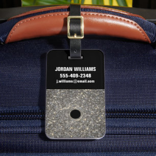 Supermassives schwarzes Loch in der Mitte einer Ga Gepäckanhänger