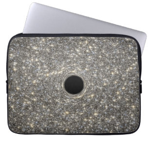 Supermassives schwarzes Loch in der Mitte einer Ga Laptopschutzhülle