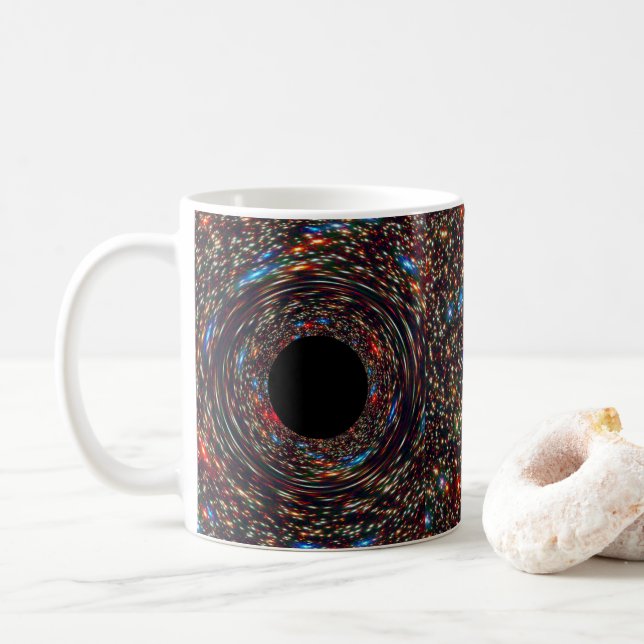 Supermassives Schwarzes Loch Kaffeetasse (Mit Donut)