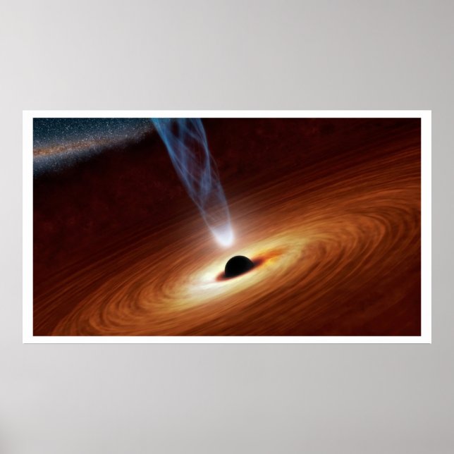 Supermassives Schwarzes Loch Poster (Vorne)