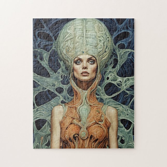 Supermodel Alien Woman Puzzle (Vertikal)