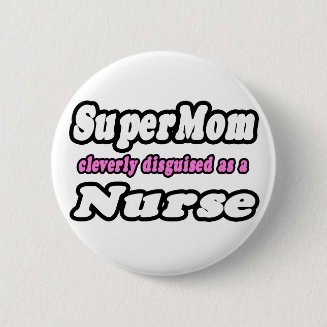 SuperMom... Button (Vorderseite)