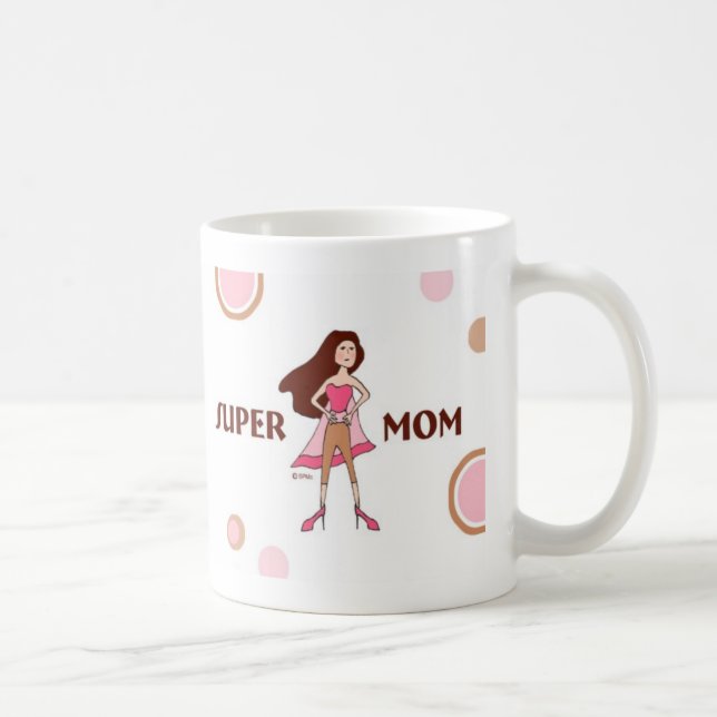 SuperMom-Tasse Kaffeetasse (Rechts)