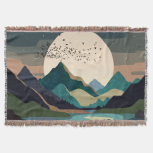 Supermond am See Decke