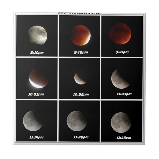 Supermond & Eclipse Fliese (Vorderseite)