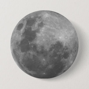 Supermond-Vollmond-Mondphotographie-Aufkleber Button
