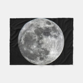 Supermoon Mond-Fleece-Decke Fleecedecke