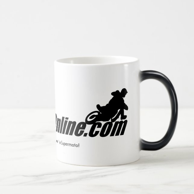 SuperMotoOnline "verwandelnde" Kaffee-Tasse! Verwandlungstasse (Rechts)