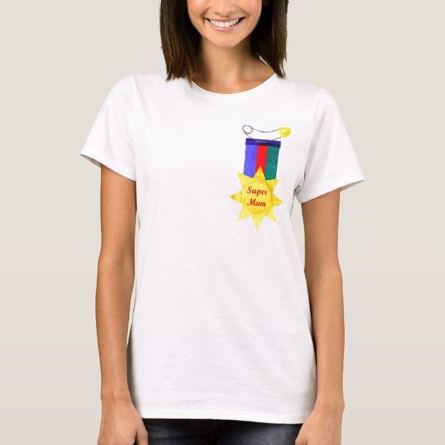 "SuperMum" T - Shirt (Vorderseite)