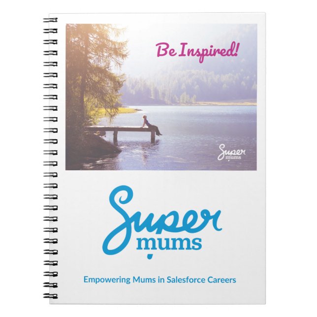 Supermums Spiral Foto Notebook - Inspiriert werden Notizblock (Vorderseite)
