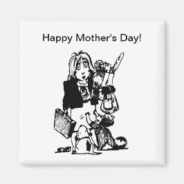 Supermutter: Eine Mama, die das alles macht Magnet