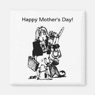 Supermutter: Eine Mama, die das alles macht Magnet