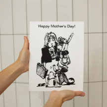 Supermutter glücklich Mutter Tag Klein