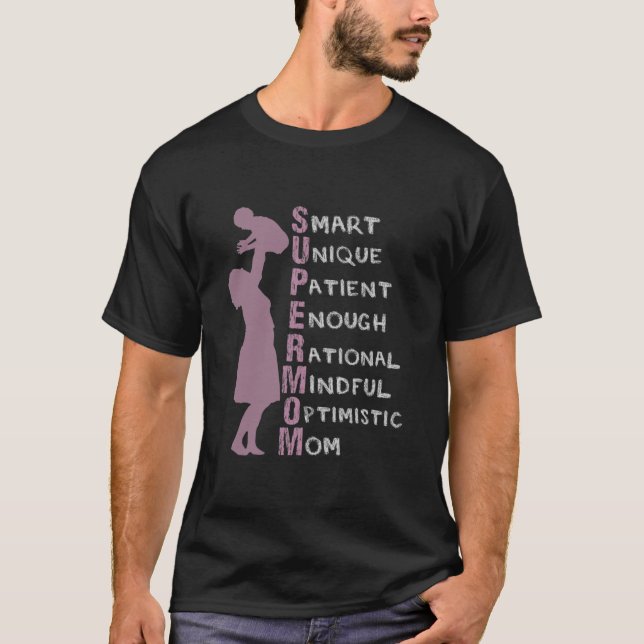 Supermutter T- T-Shirt (Vorderseite)