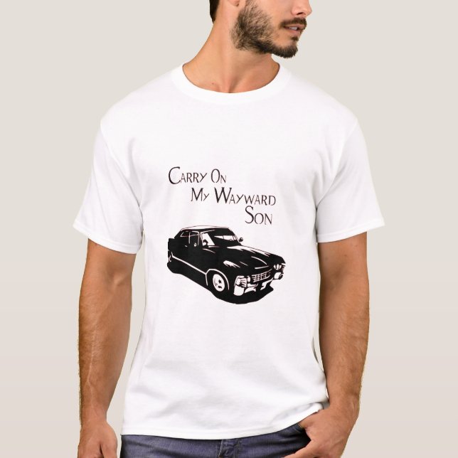 Supernatural Carry on my wayward son T-Shirt (Vorderseite)