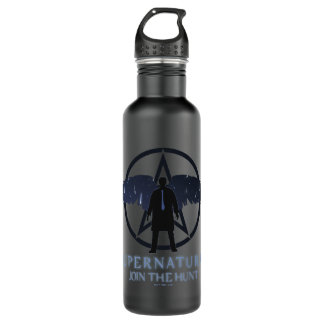 Supernatural Castiel Falling Stars Grafik Edelstahlflasche
