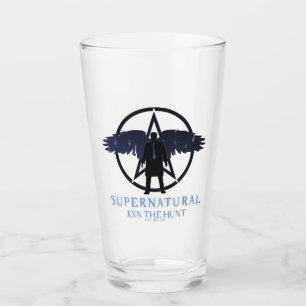 Supernatural Castiel Falling Stars Grafik Glas