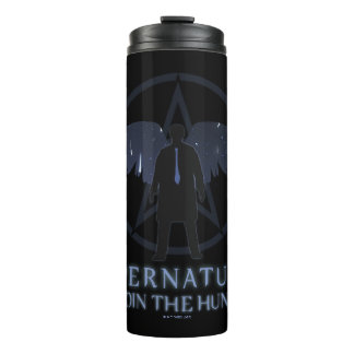 Supernatural Castiel Falling Stars Grafik Thermosbecher