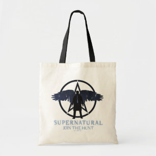 Supernatural Castiel Falling Stars Grafik Tragetasche